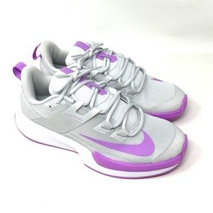 Nike Women’s Sneakers Vapor Lite HC Mesh Violet Grey Low Top 339112